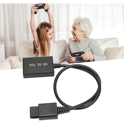 Конвертер HD N64 в HDMI, игровой адаптер, видеоконвертер 1080P для N64/SNES/SFC/NGC, ретро игровая консоль Plug and Play