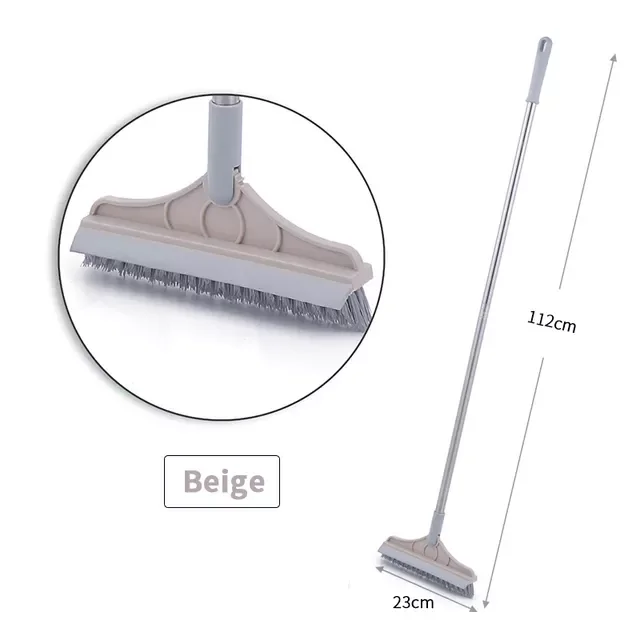 

NewIn 1 Floor Scrub Brush Cleaning Brush Long Handle Removable Universal Magic Broom Brush Squeegee Tile Kitchen Cleaning Tools