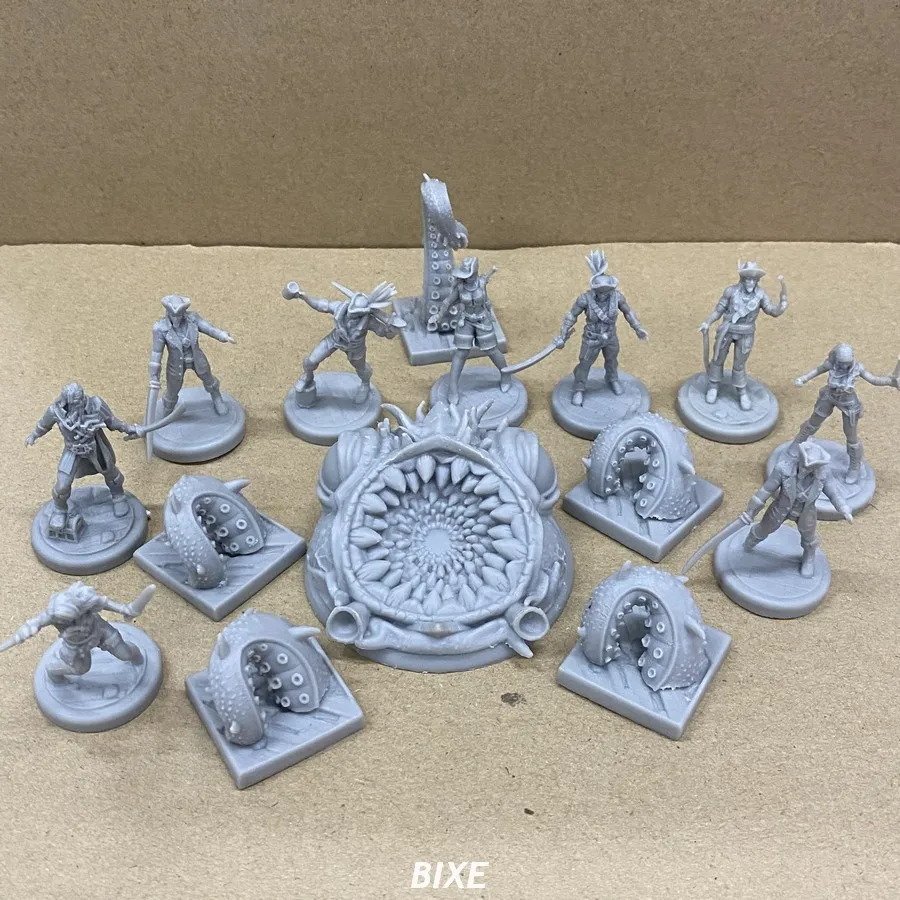 Лот пиратский истребитель Кракен Tentacles миниатюры монстров мертвой человек