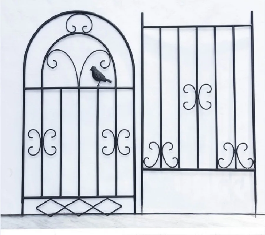 Высококачественная железная уличная ограждение садовые заборы для вьющихся