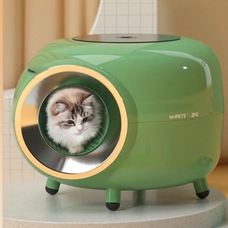 

Cat Litter Box Basin Fully Enclosed Super Large Odor Proof Cat Toilet With Sand Splashing Cat Litter Basin Home Kitten Products