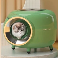 cat litter box basin fully enclosed super large odor proof cat toilet with sand splashing cat litter basin home kitten products
