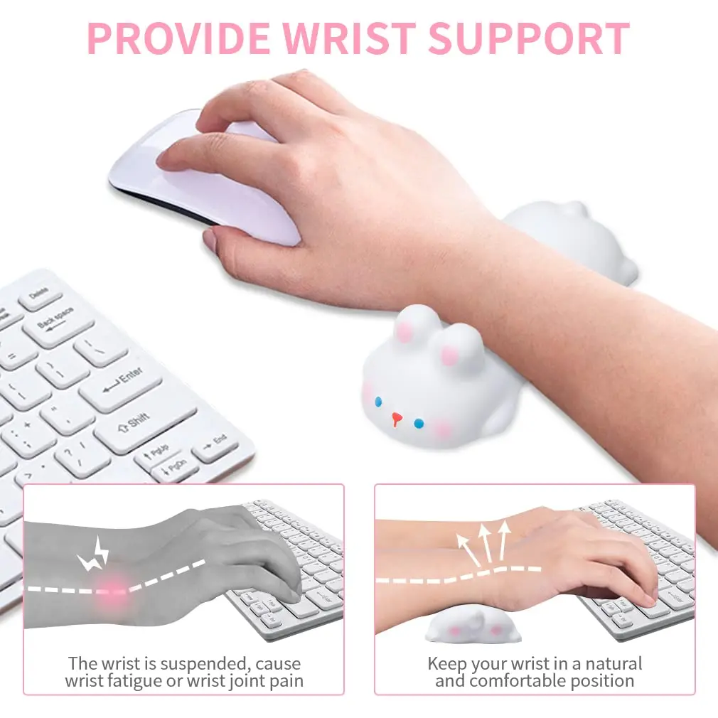 CHYI милая детская Нескользящая обтекаемая Эргономичная подставка для запястья