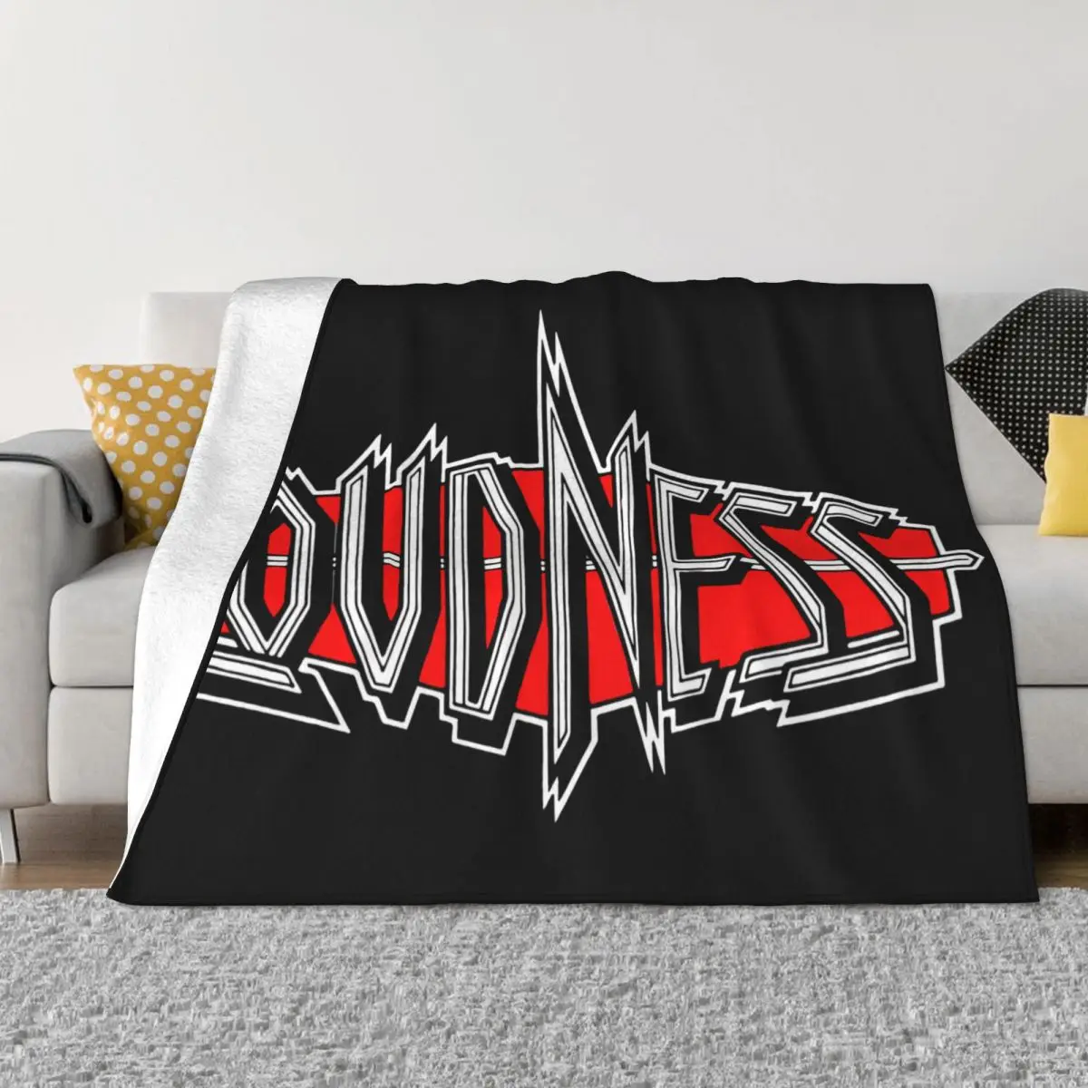 

New Loudness Logo Rock Band Legends Old School Bed Soft and Fluffy Soft Blanket Bed Furry Winter Comforter Harajuku the leisure