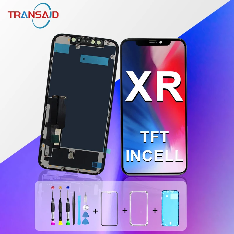 

100% Tested LCD Display For iPhone XR 11 Touch Screen Replacement For iPhone X XS 11 XR LCD Display With Free Tools+Glass+Case
