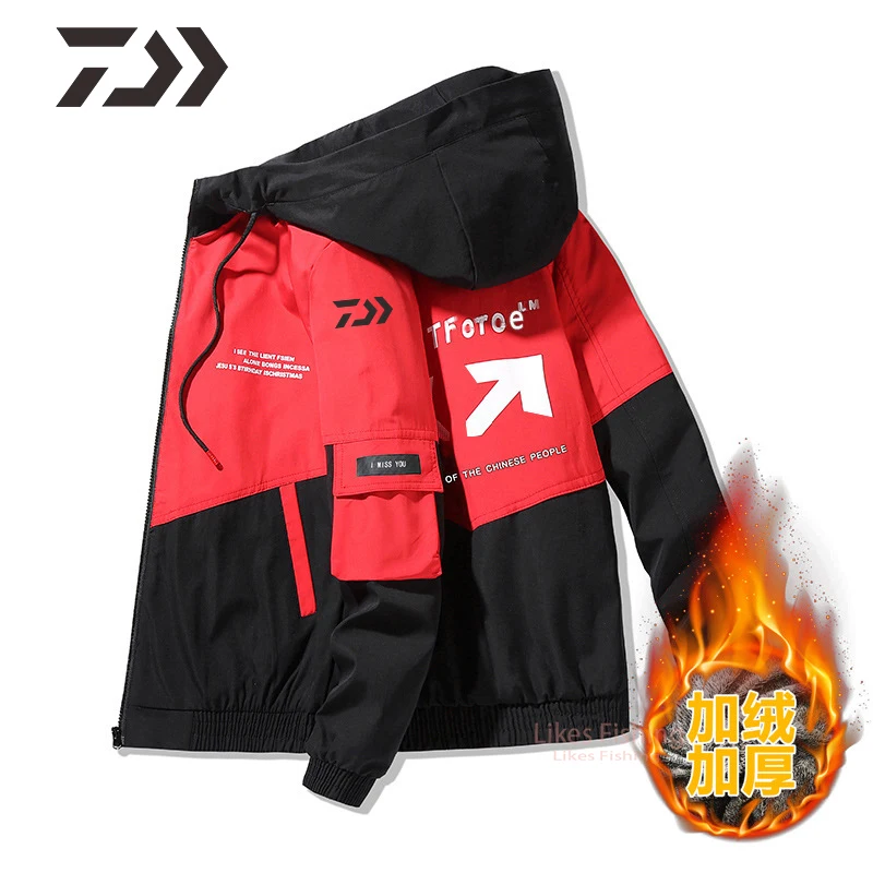 

Winter Fishing Clothes Men Waterproof Fishing Jacket Warm Thick Coat Fishing Wear Outdoor Fishing Clothing Sports