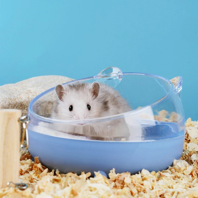 

Hamster Bathing Tub Anti-splash Hamster Toilet Nest Hamster Toilet Box Large Space Hamster Bathroom Box Pet Supplies
