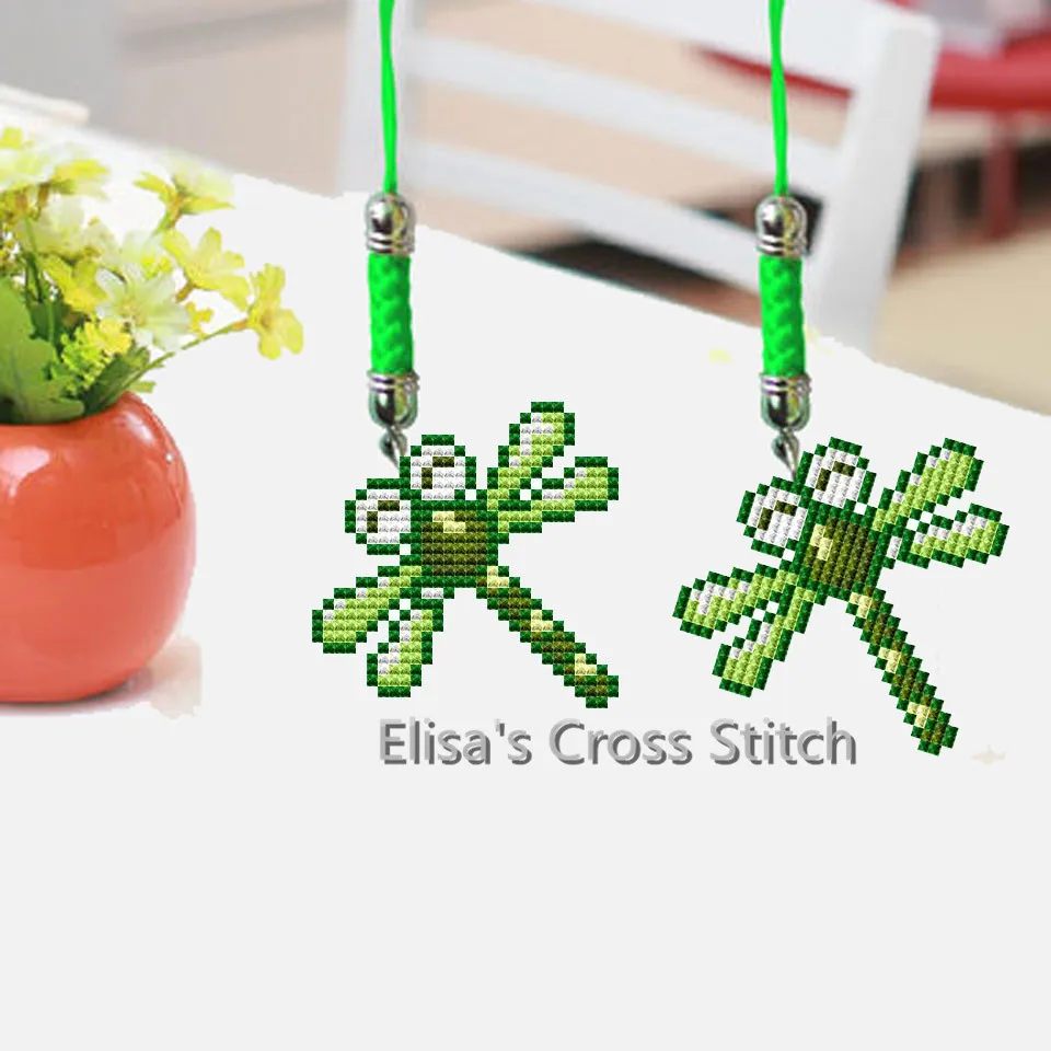 

141 Stich Kits Phone Key Bag Hanging Accessories Craft Needlework Packages Counted Cross-Stitching Kit Homefun Cross Stitch