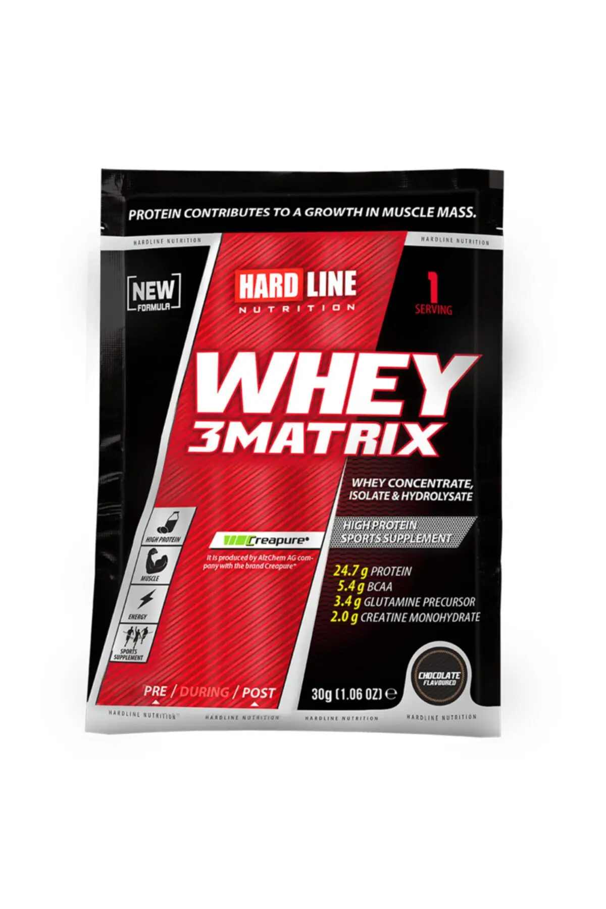 

Whey 3matrix 30 g 1 PCs Chocolate Disposable Sachet Protein Powder Muscle Performance