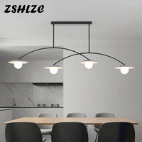designer restaurant chandelier led nordic minimalist danish bar table creative hanging lamp for living dining room kitchen light