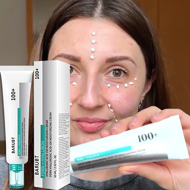 Фото Крем для лица PDRN Hyaluron: лифтинг, упругость, сияние кожи, глубокое увлажнение, нежное питание. Корейский увлажняющий крем для лица. №2