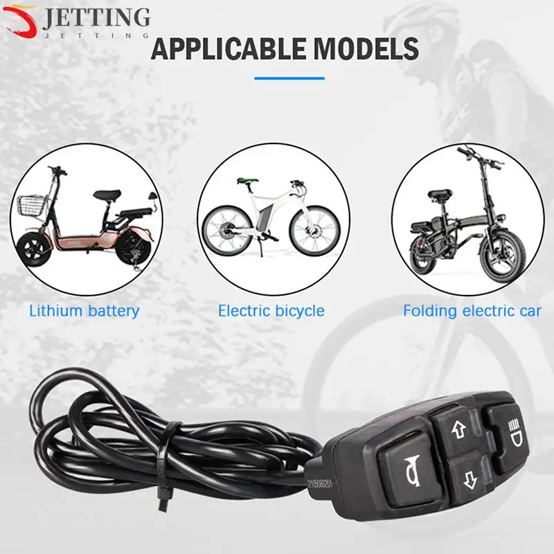 

1PC 48V/36V Electric Bike Scooter Light Switch DK336 for Motorcycle Button Turn Signal Light