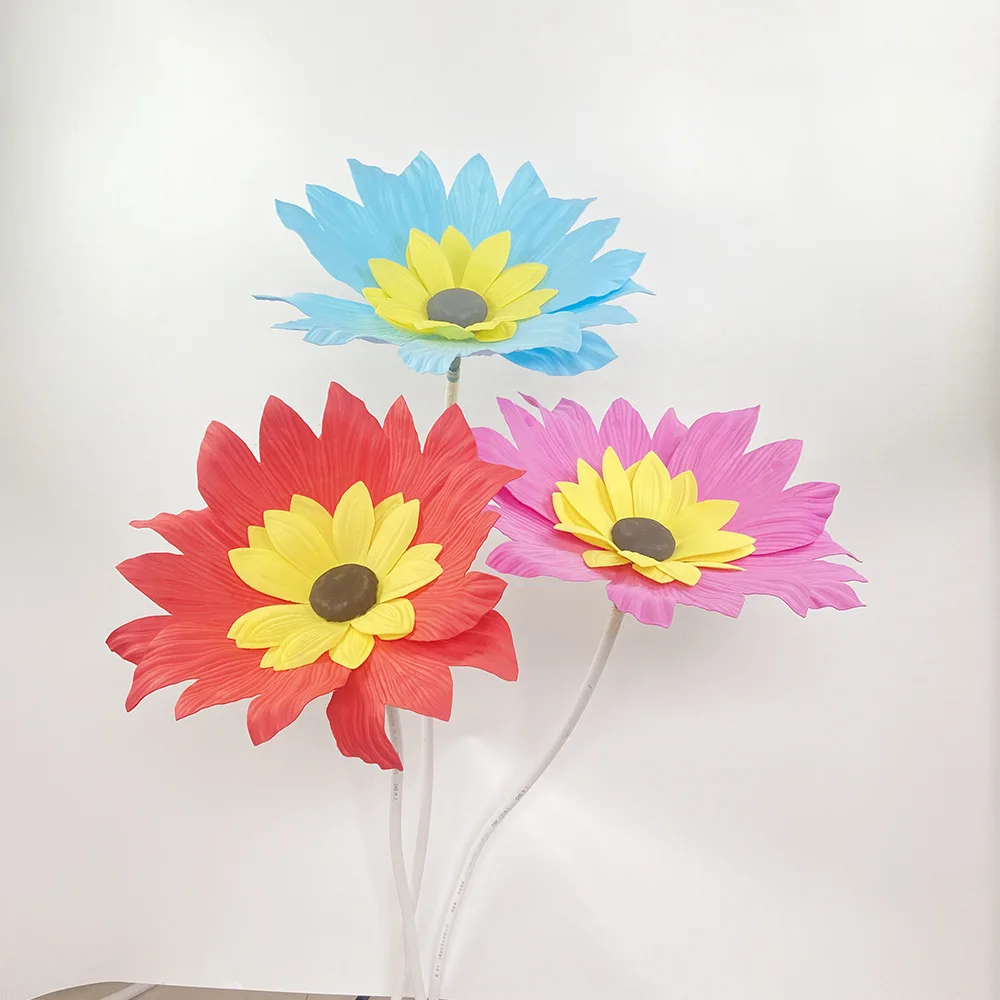 

Window Show Giant PE Sunflowers Simulation Daisy Childrens' Day Stage Setting Event Props Festival Decoration Ornaments Supplies