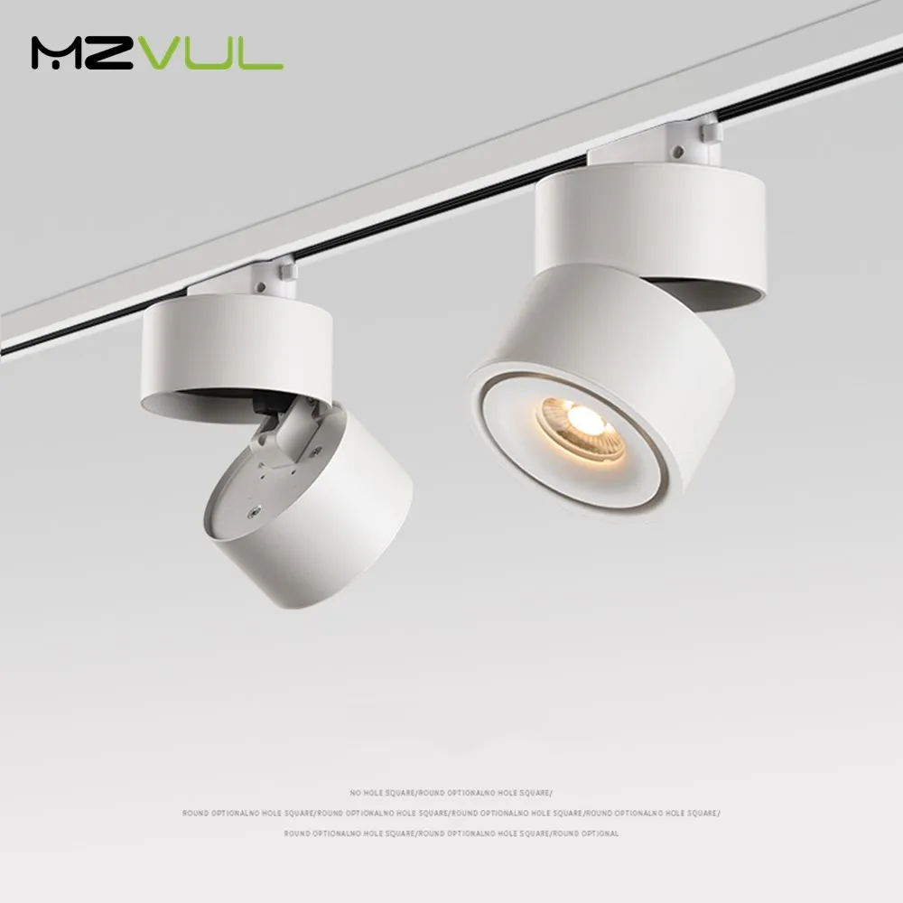 Современный Трековый светильник для помещений светодиодный потолочный точечный