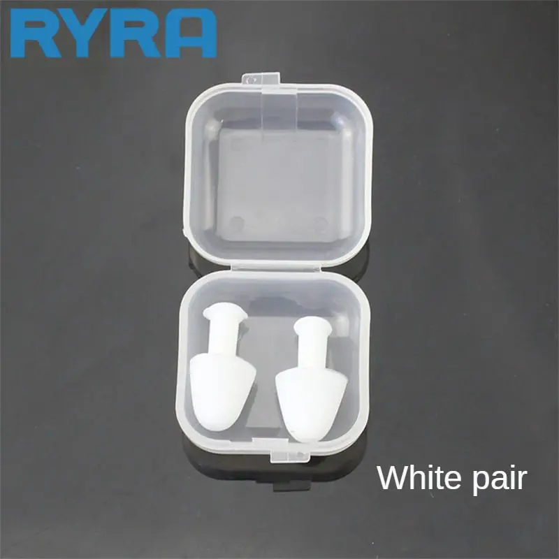 

Silicone Earplugs Comfortable To Wear Sleep Earplugs Solid Color Earplug Accurate Isolation 4.5g Swimming Earplugs Silicone