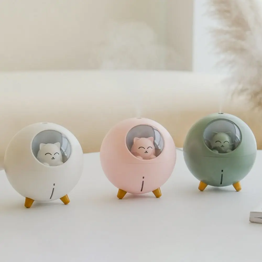 

Romantic Color Planet Cat Lovely Aroma Essential Oil Diffuser LED Light Air Humidifier USB Humidifier