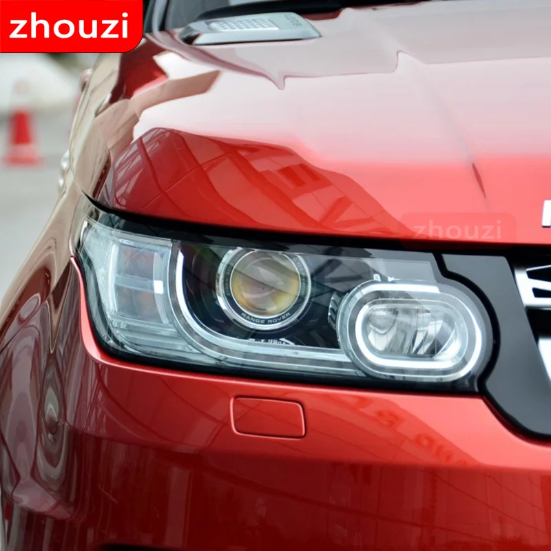 2 шт. для Range Rover Sport L494 2014-настоящее время тонировка автомобильной фары Черная