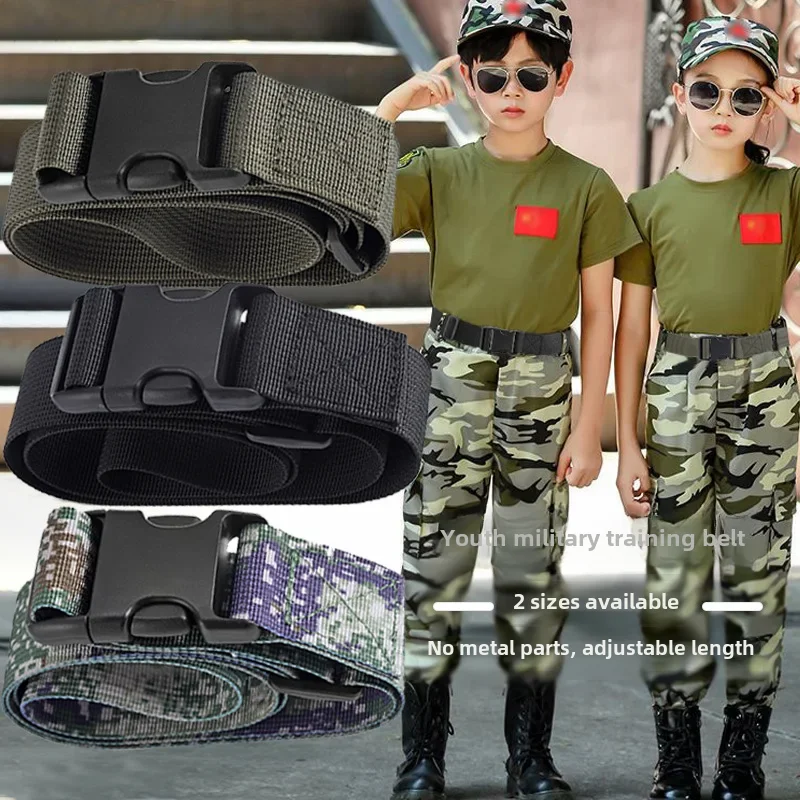 Камуфляжный тренировочный пояс для детей подростков учеников средней и старшей
