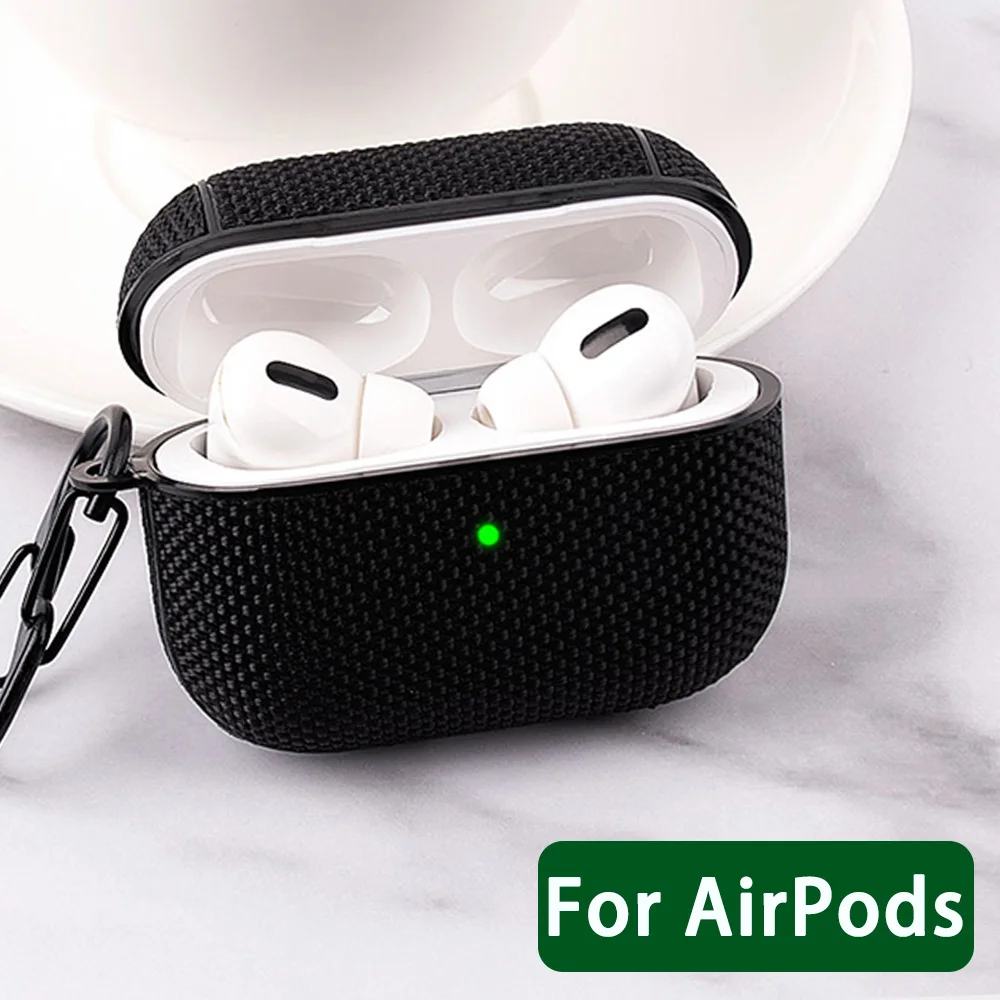 Нейлоновый тканевый чехол для наушников AirPods Pro 3 водонепроницаемый защитный Apple