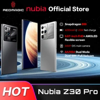 ZTE Nubia Z30 Pro Mobile Phone 6 67 AMOLED 144Hz Flexible Curved Screen Snapdragon 888 Octa Core 120W SuperCharge Phone