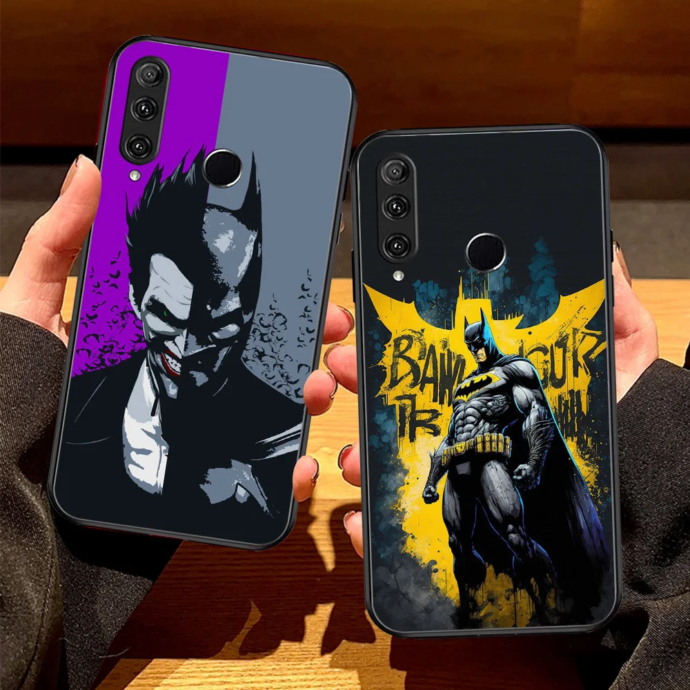 Чехол F-6 Batman для Huawei P30 Mate 20 Lite Y8S P20 Y9 Y6 Y9A Y7 Y9S Pro Prime Nova 5T