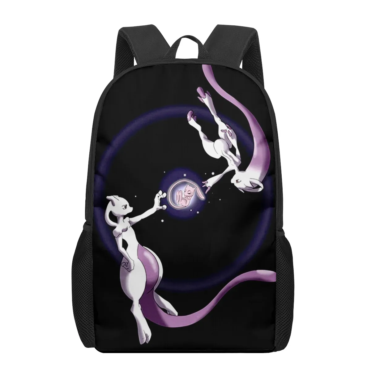 Pokemons-Blue-Guide-Eevee-Pokeballs 3D Print School Bags for Boys Girls Primary Students Backpacks Kids Book Bag Satchel Back