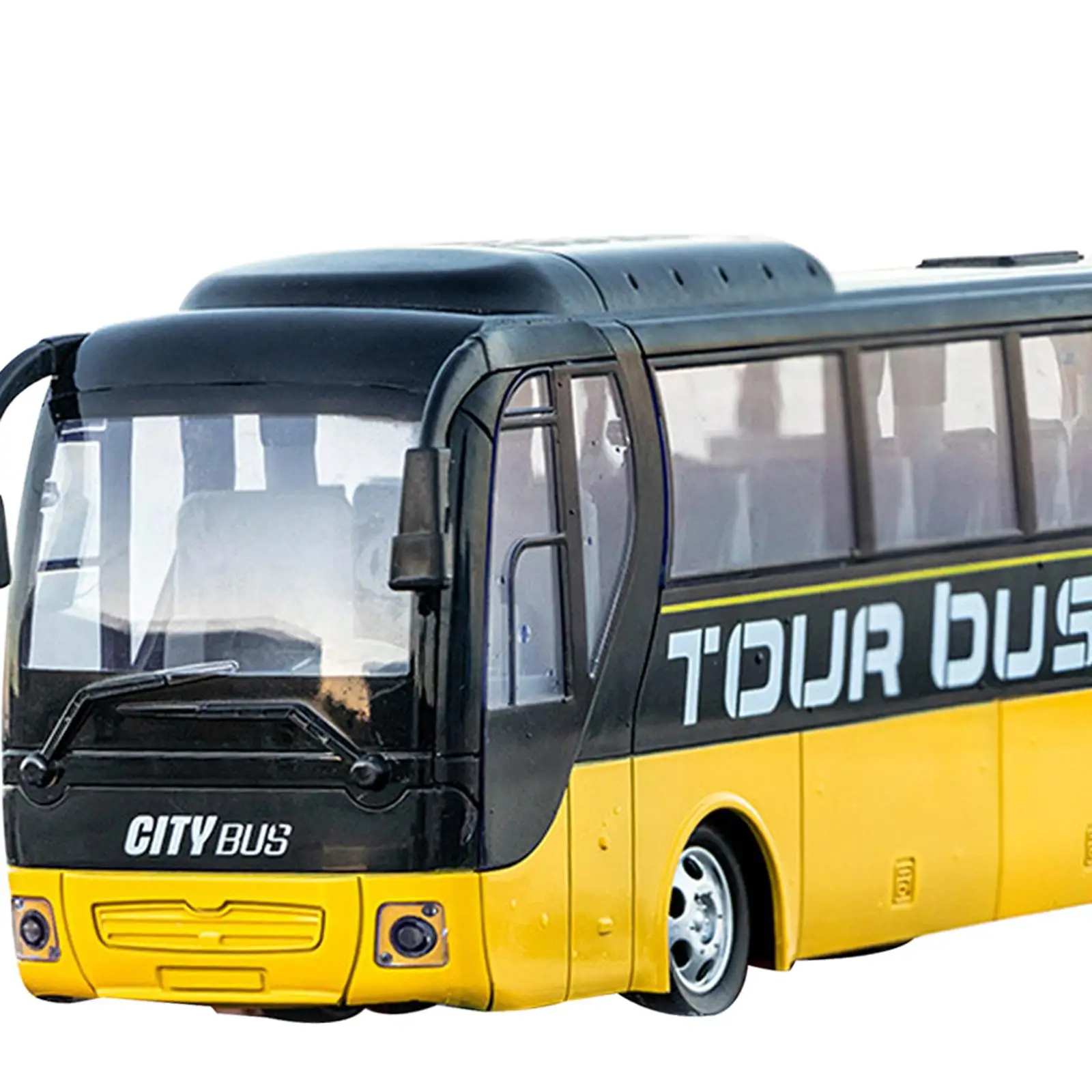 Городской автобус с подсветкой и дистанционным управлением электронный