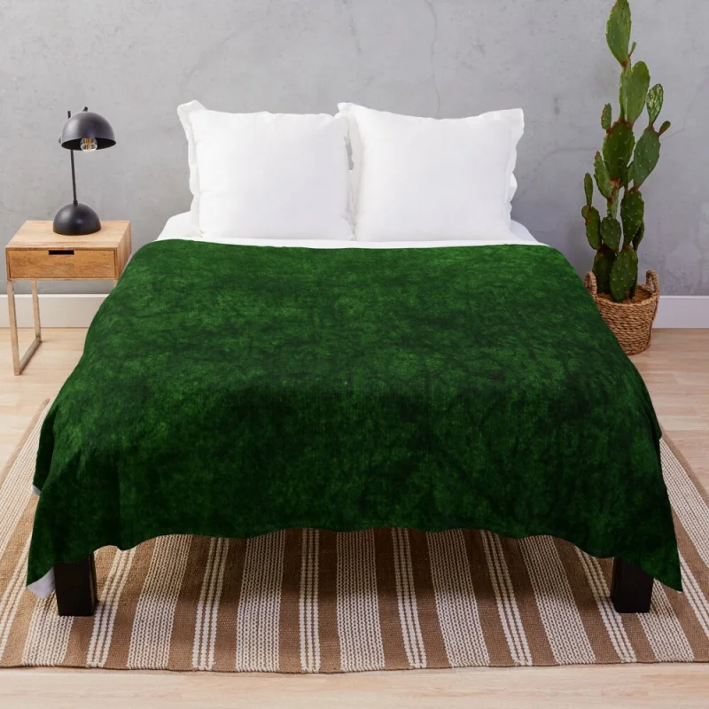 

Emerald Green Grass Velvet | TextureThrow Blanket cute blanket decorative blanket weighted blanket fluffy blankets large