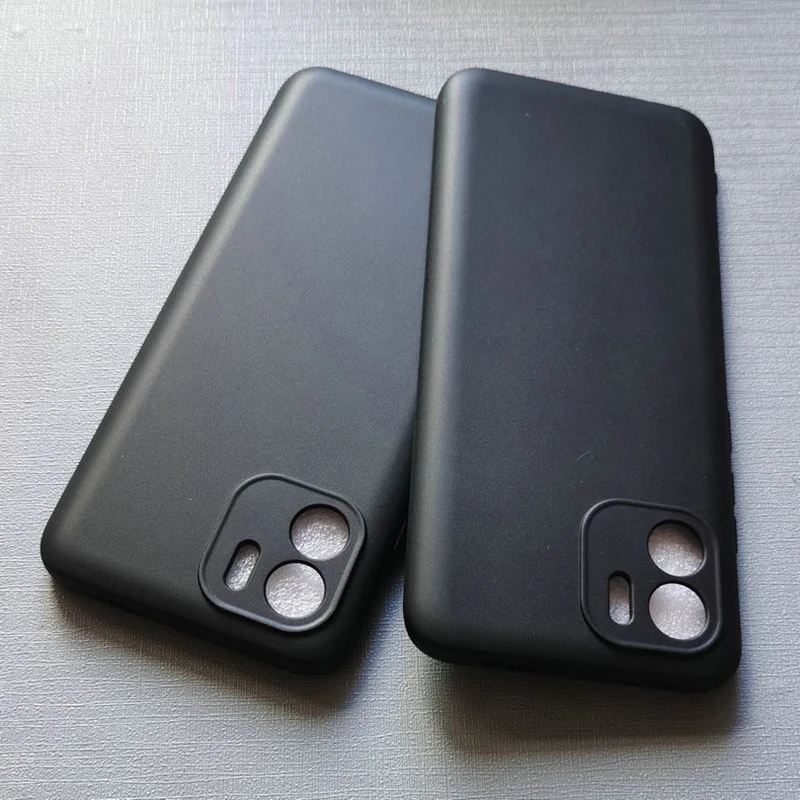 

Чехол для телефона из ТПУ для Xiaomi Redmi A1, черный мягкий силиконовый чехол для Xiaomi RedmiA1, Ультратонкий Мягкий защитный чехол из ТПУ, 2 шт.