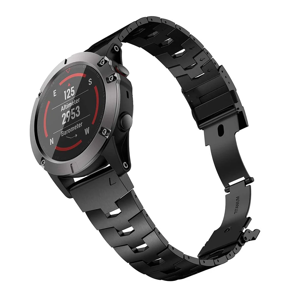 

Ремешок из титанового сплава для Garmin Fenix 6 6x Pro 5 5x plus