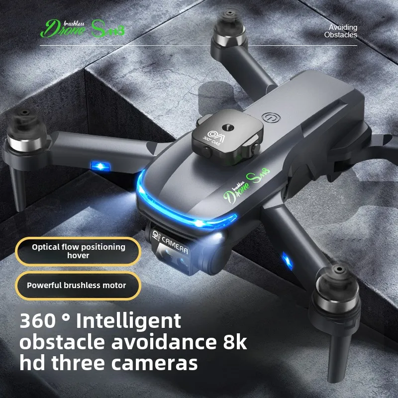 Радиоуправляемый квадрокоптер FPV 3-камеры Дрон Rl Время Воздушное изображение