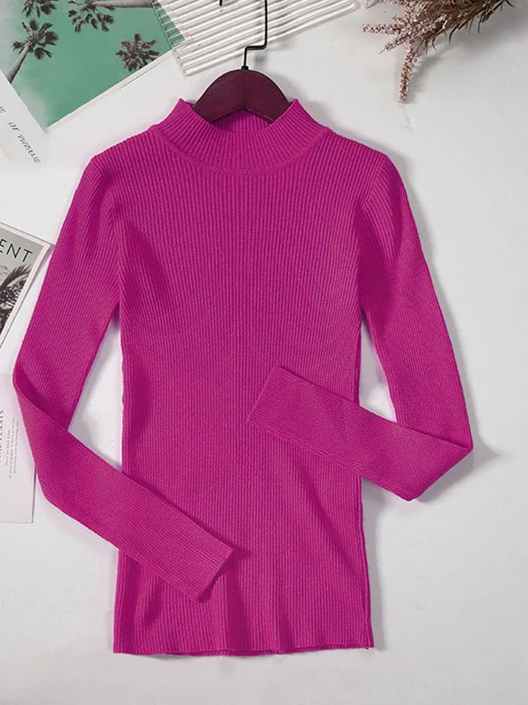 Весенний вязаный свитер пуловеры женские топы с длинными рукавами водолазка