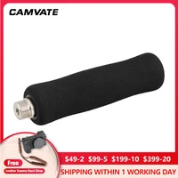 camvate sponge covered camera handle grip with 58 27 male thread connector for monitor camera cage microphone tripod mounting