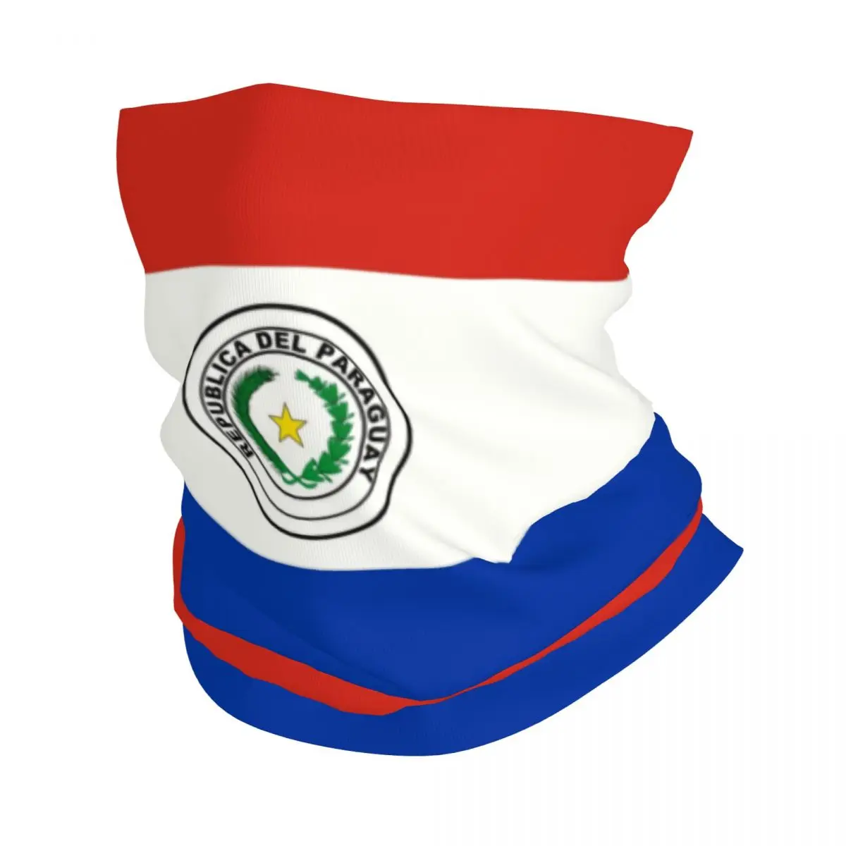

Бандана с флагом Парагвая, шейный платок, ветрозащитный чехол для лица, мужская и женская разноцветная Балаклава