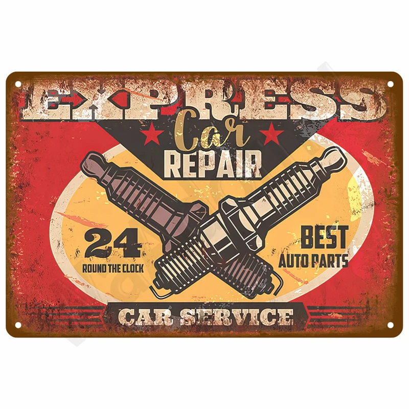 

Металлическая винтажная вывеска