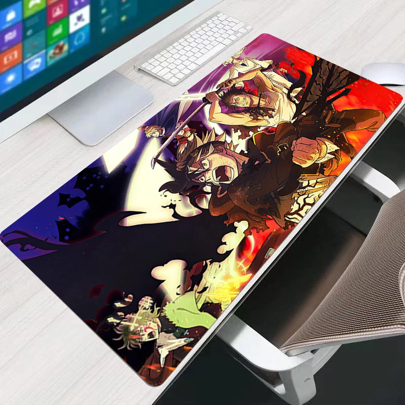 

Black Clover Anime PC Gaming Accessories Mousepad Keyboard Laptop Varmilo Deskmat Office Rubber Computer Mouse Pad for CS GO LOL