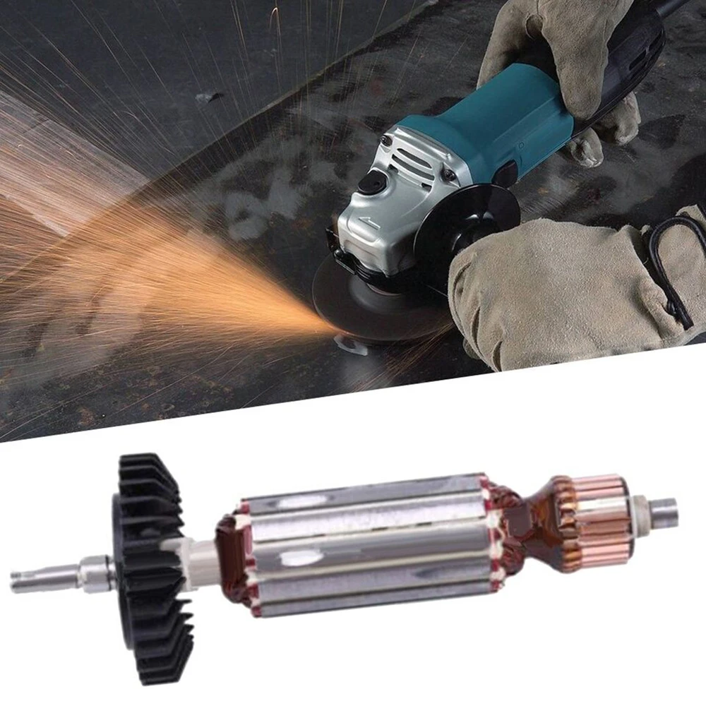 AC220-240V якорь замена для MAKITA GA5030 GA4530 GA4030 GA5034 GA4534 GA4031 PJ7000 GA4030R GA4034 ротор двигателя