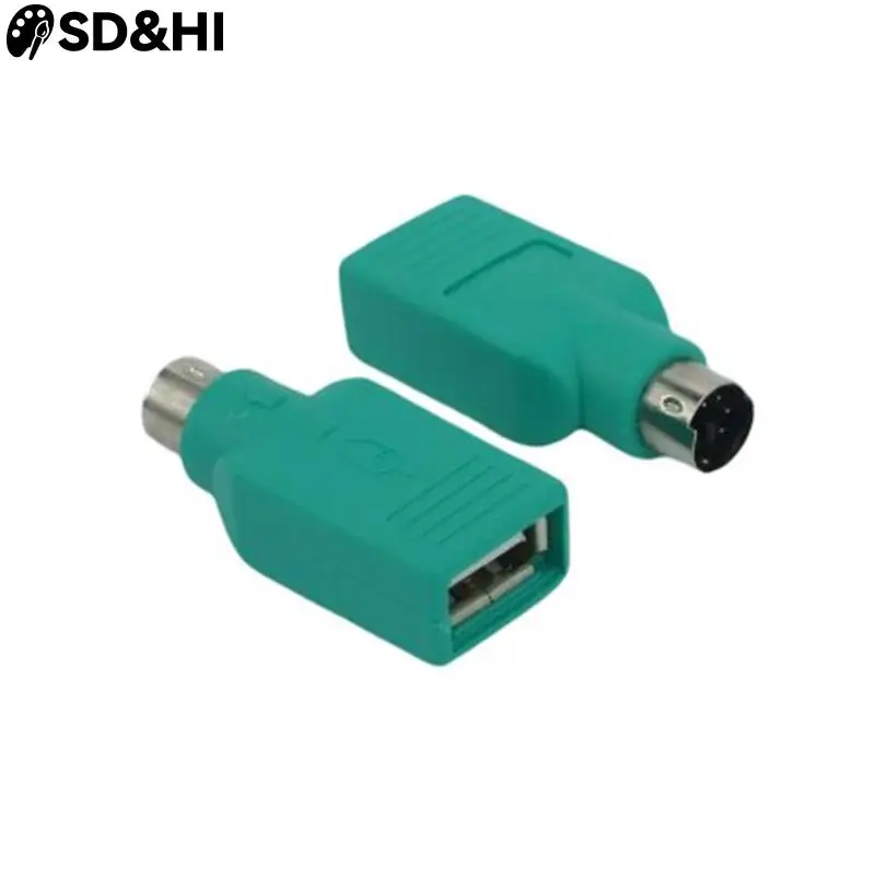

USB-адаптер для PS2, преобразователь интерфейса USB «мама» в PS/2 «папа», USB-адаптер, головка в U-порт, USB-переключатель, клавиатура