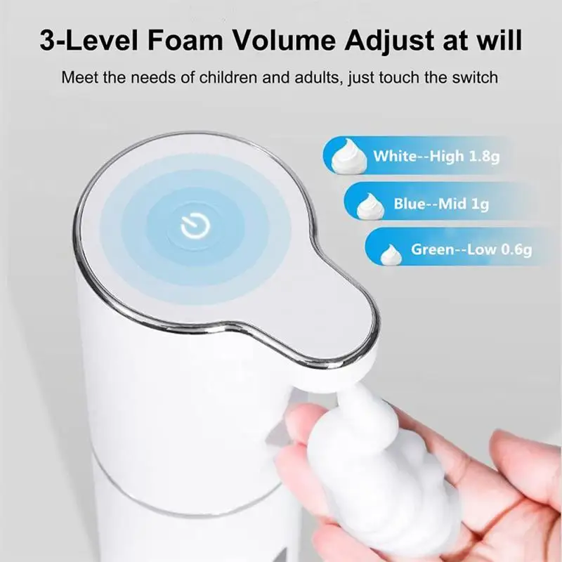 

300ML Automatic Kitchen Soap Dispensers USB Charging Soap And Foam Despenser Sensor Washing Hand Machine For Kitchen Accessories