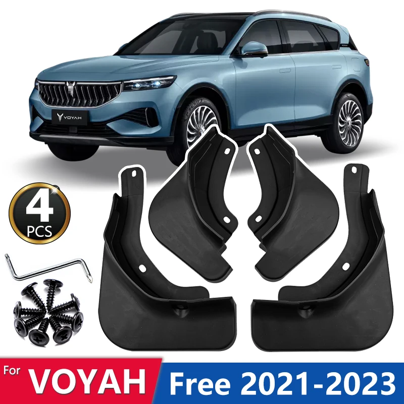 

Front Rear Wheel 4Pcs Mudguards For VOYAH FREE Fender Mudflaps Car Accessories Mud Flap Guards Splash Mudguard 2021-2023