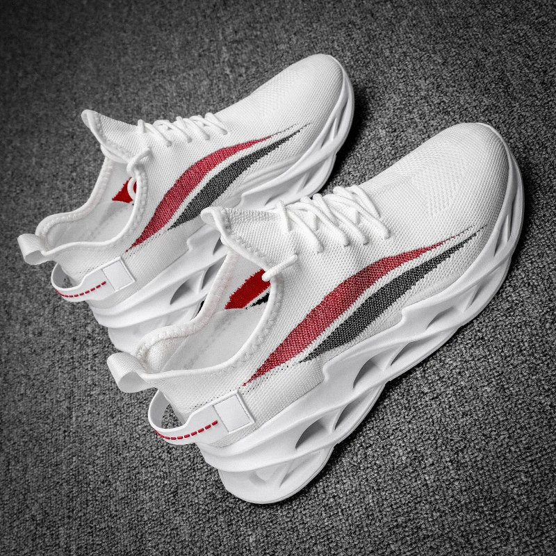 Women and Men Sneakers Breathable Running Shoes Mesh Casual Shoes Lac-up Mens Shoes Couple Gym Women Walking Shoes Zapatillas