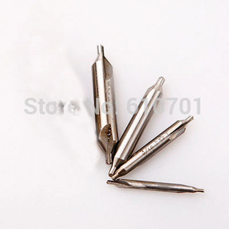 

1Pc A Type Premium HSS Center Drill 60 Degree Combined Countersink 1/8" 5/32" 3/16" 5/16" 1/4" 3/8" 1/2"