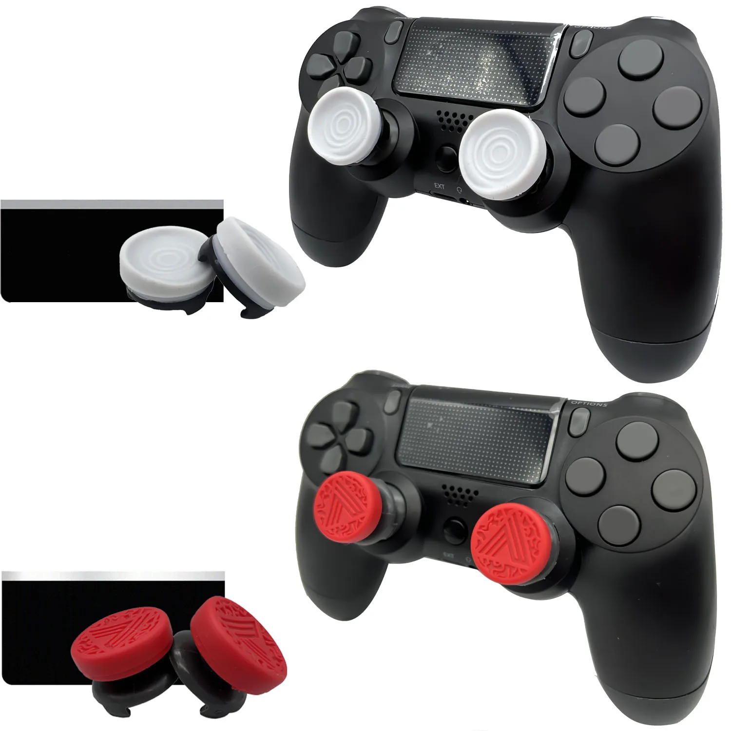 

ZOMTOP Call of Duty: Black Ops Cold War Performance Thumb Grips for PlayStation 4 (PS4) and PlayStation 5 (PS5) Accessories