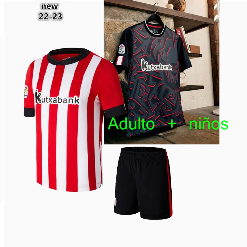 

kids kit 2022 athletic bilbao club tshirt 2023 22/23 21/22 de jersey t shirt