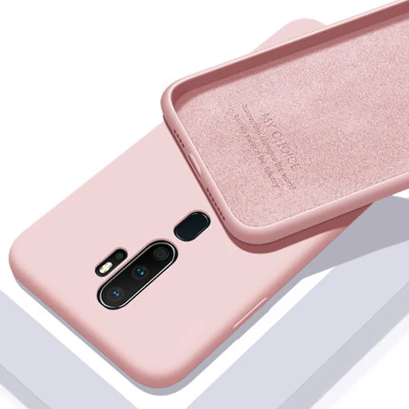 

OPPO Reno2 A9 A5 2020 Reno 2 2F 10x Zoom F11 Pro Soft Liquid Silicone Case TPU Protective Phone Casing