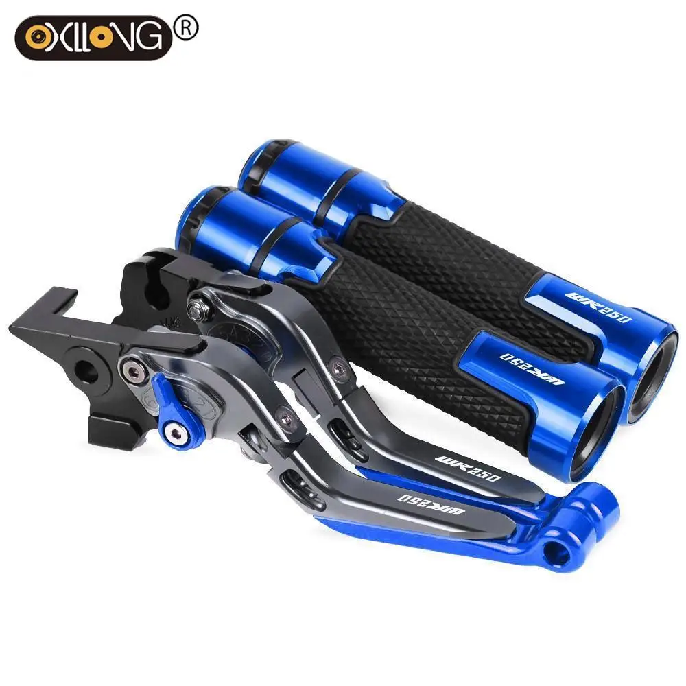 

Motorcycle Brakes Tie Rod Handbrake Brake Clutch Levers Handlebar Hand Grips ends FOR YAMAHA WR250 1994 1995 1996