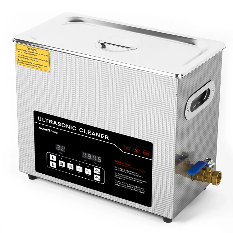 Фото Цифровой ультразвуковой очиститель ACMESONIC с функцией дегазации и ультразвуковой ванной для виниловых пластинок и печатных плат, объем 6,5 л. №3
