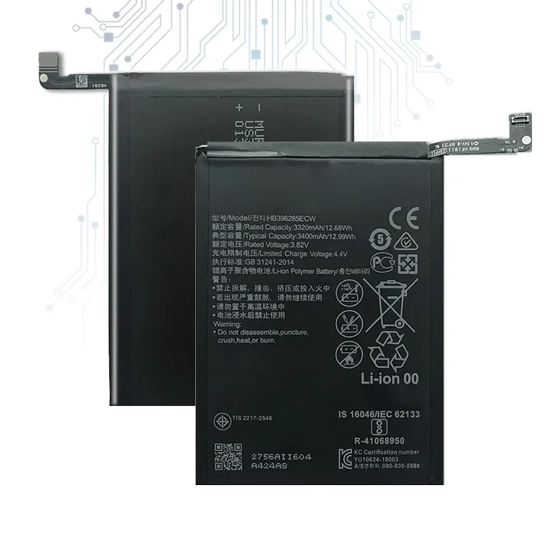 HB 396285 Аккумулятор ECW для Huawei P20 / Honor 10 Lite P Smart 2019 10i 20i Maimang 8 EML-L09