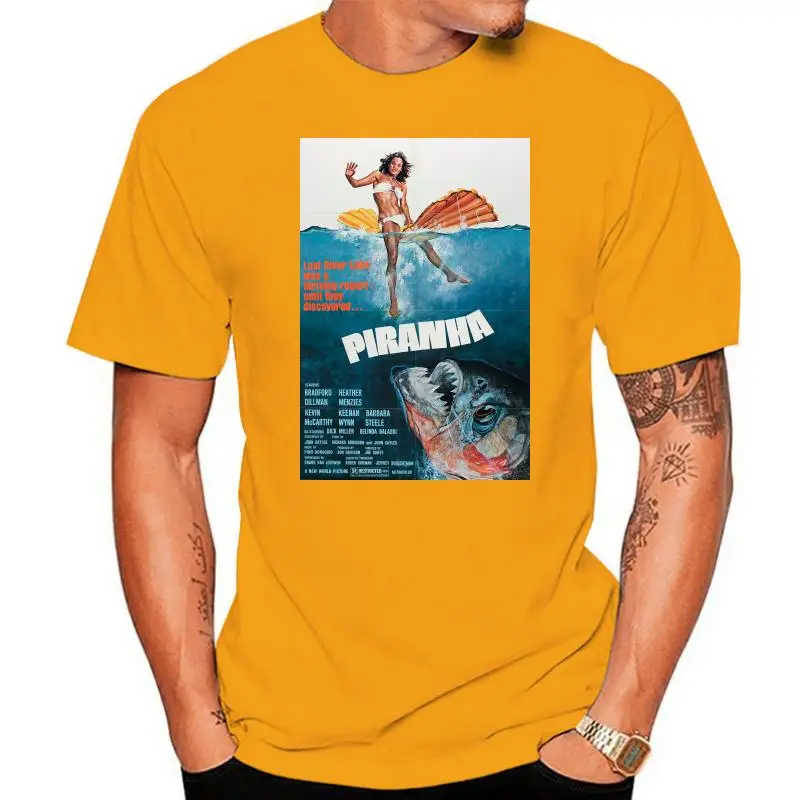 

Piranha Cool Vintage 70'S Movie Poster T Shirt