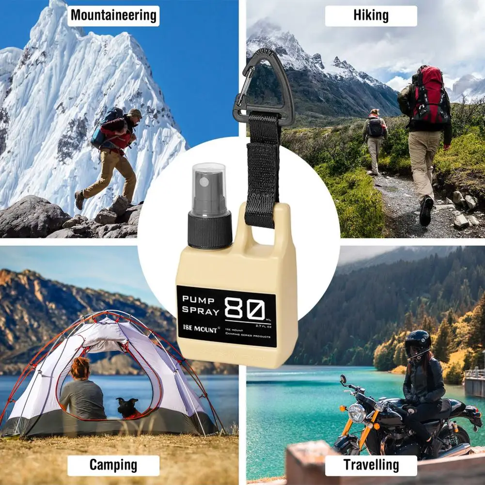 

Empty Cosmetic Bottle Portable Leak Resistant 80ml Spray Bottle Food Grade Refillable Cosmetic Container Compact Size Atomizer